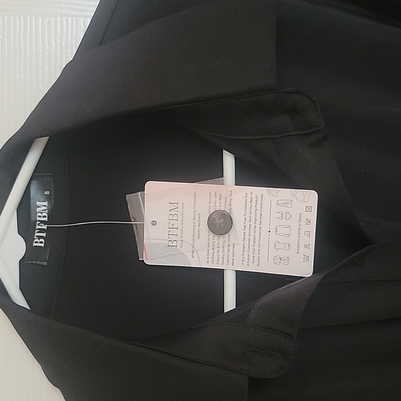 Beautiful shirt gown faux satin - Picture 3 of 5